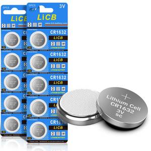 lot 14305 image: LiCB 10 Pack CR1632 3V Lithium Battery CR 1632