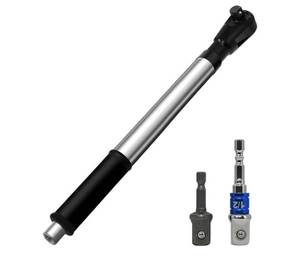 lot 15444 image: 2pk HHZSUMI 12 Offset Extension Wrench Impact,3-in-1 ManualElectricPneumatic Impact Extension Ratchet for Narrow Spaces,With two electric brick adapters