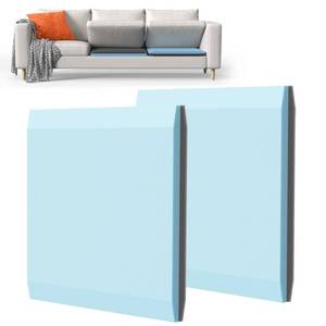 lot 15448 image: Sellmazon Couch Cushion Support for Sagging Cushions 20x20, Two in One Sofa Cushion Support to Repair Sagging Seats, Lift Saggy Seats, Extend Couchs Life, Blue & Grey 2PCS