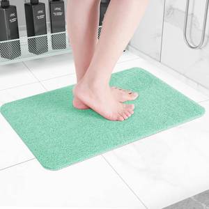 lot 15461 image: Hargiis Non-Slip Bathtub Mat, Anti Slip Shower Mat, Fast Drying Bathtub Mats, Foot Scrubber Mat, Anti Slip Mat for Tub, Floor, Bathroom, Kitchen, Home, Hotel (Light Green 24�16)