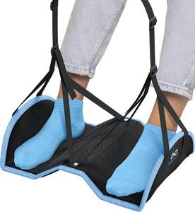 lot 16192 image: Everlasting Comfort Airplane Foot Hammock - Memory Foam Foot Rest for Plane Travel - Portable Foot Rest for Air Travel, Desk & Car - Airplane Essentials Foot Hammock for Plane Travel