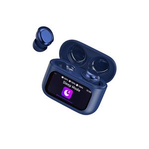 lot 16193 image: ZYHKON Sleep Earbuds Light-Weight Headphones, Mini Sleep Headphones Bluetooth in Ear Small Design for Side Sleepers, 48H Playtime with Charging Case, Sapphire Blue