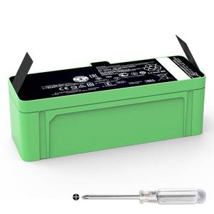 lot 16198 image: Dentsing Upgraded 3300mAh Replacement Battery 1800LI for iRobot Roomba 500600700800900 Series Compatible with Roomba 895 890 877 695 690 680 677 675 670 665 640 960 965 970 860 850 805 4376392