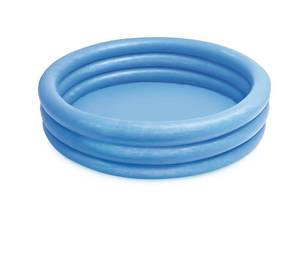 lot 20001 image: INTEX 59416EP Crystal Blue Inflatable Kiddie Swimming Pool, 45in x 10in