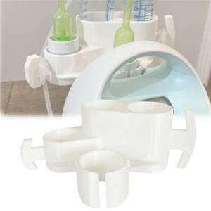 lot 20005 image: Bottle & Hose Holder for Spectra Breast Pump  for S1, Breast Pump Bottle and Hose Holder, Organize and Simplify Your Pumping Journey, Easy Use (White)