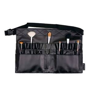 lot 20037 image: Comicfs Makeup Brush Bag A1 Professional Cosmetic Holder 28 Pockets Organizer Apron with Artist Belt StrapBelt Light Weight