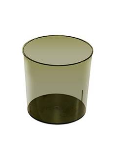 lot 20039 image: SEEK RARE Bathroom Trash Can 6.5 x 5.7 x 6.1 Inch Small Trash Can Plastic Wastebasket Large Capacity Green Round Garbage Can for Bathroom Bedroom Office Kitchen Dorm Room (S)
