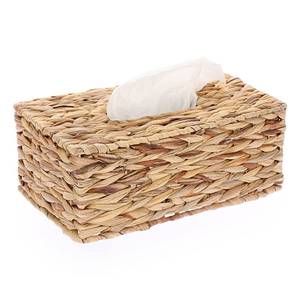 lot 20067 image: Sumnacon Tissue Box Cover Water Hyacinth Tissue Box Rectangular Tissue Holder Woven Tissue Cover Wicker Tissue Box Holder for Bathroom Toilet Table Desk Home Office Car