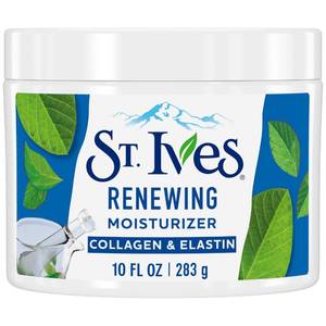 lot 20085 image: St. Ives Face Moisturizer Cream, Collagen and Elastin, Renewing Facial Moisturizer for Women, Paraben Free, Dermatologist Tested Daily Moisturizing for Dry Skin Cruelty Free, 10 oz