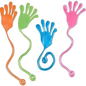 lot 20119 image: Tuko 20PCS Sticky Hands, Sticky Finger, Kids Party Favor Sets, Fun Toys, Party Favors, Wacky Fun Stretchy Sticky Hands, Halloween Party Favors, Birthday Parties, Toys for Sensory Kids,20PCS