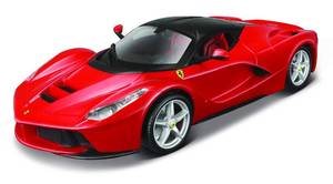 lot 20137 image: Maisto 124 Scale Assembly Line LaFerrari Die-Cast Vehicle - Red