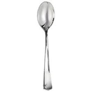 lot 2044 image: Joyido enjoy delicious food with our elegance silverware plastic spoons