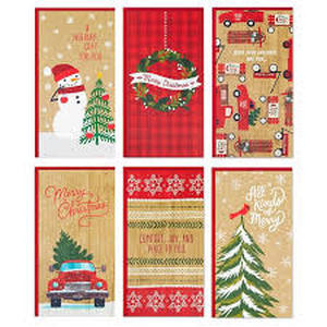lot 10286 image: Roughly 50 Envelopes Mid-Century Holiday Gift Tags Set