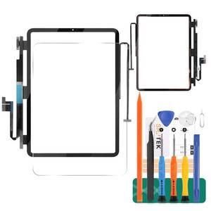 lot 2201 image: SRJTEK For iPad Pro 11 4th 2022 Touch Screen Replacement A2301 A2435 11 For iPad Pro 11 3th 2021 LCD Digitizer Repair Kits Black(Without LCD)