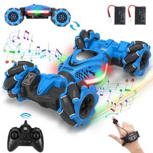 lot 2214 image: Fosgoit RC Car Gesture Sensing Stunt Car, Toys for Boys Girls 6-12, Best Gifts for Kids Boys 6 7 8 9 10 11 12 Years Old, 2.4GHz 4WD RC Toy Off-Road 360° Rotate All-Round Drift with Lights Music