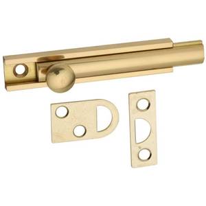 lot 2220 image: National Hardware N197-970 V1922 Flush Bolt in Solid Brass