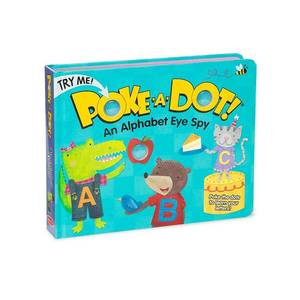 lot 2229 image: Melissa & Doug Children s Book - Poke-a-Dot An Alphabet Eye Spy (Board Book with Buttons to Pop) - FSC Certified