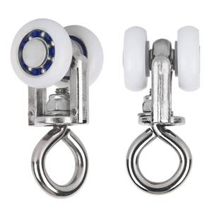 lot 2288 image: YXHOMME Curtain Track Rollers Curtain Mute Wheel Rollers Hook Pulley RunnersSliders for CeilingWall Mount Curtain Tracks 30PCS
