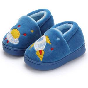 lot 2299 image: SITAILE Toddler Slippers Boys Girls House Shoes Little Kids Home Indoor Bedroom Cute Warm Winter Slipper