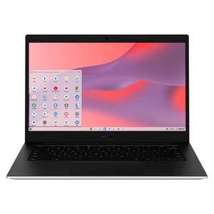 lot 3754 image: Samsung 14 Galaxy Chromebook Go Laptop PC Computer, Intel Celeron N4500 Processor, 4GB RAM, 64GB Storage, ChromeOS, XE340XDA-KA2US, Student Laptop, Silver