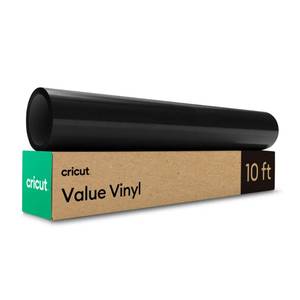 lot 4286 image: Cricut� Value Permanent Vinyl, Black (12 in x 10 ft)