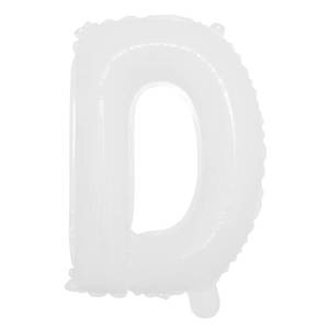 lot 4289 image: 16 inch White Alphabet Letter and Number Balloons Set Package, Aluminum Hanging Foil Film Banner Mylar Balloon for Birthday Party Decoration Custom Word (A-Z, 0-9) (16 inch White D)