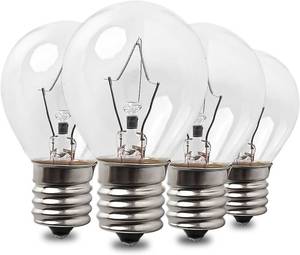 lot 4300 image: Seentech S11 E17 Middle Base 40 Watt 120V Incandescent Bulbs Adjustable Warm White Light - Lava Lamp Replacement Bulb, Suitable for 14.5-Inch20oz Flash and Lava lamp (4 Pack)