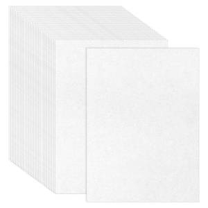 lot 4338 image: 30 Pieces Shrink Plastic Sheets, Shrink Paper Shrink Art Paper for Crafts DIY Keychain Making(7.9 X 5.7 inch)