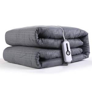 lot 5513 image: SUNNY HEAT Electric Mattress Pad Full Size 54x75, 4 Heating Levels & 10 Hour Auto Shut Off, Elastic Deep Pocket, Warm and Soft Comfort Fabric, Machine Washable, Grey