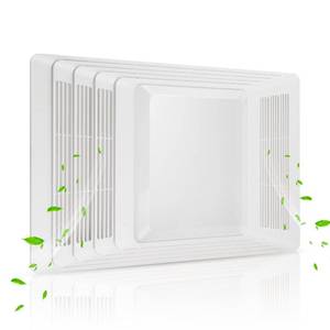 lot 5526 image: S97013662 Nutone Bathroom Fan Cover Grille and Lens Assembly Kit Compatible with Broan Nutone bathroom fan cover 655, 656, 657, 659, 695, HFL695, 696 Bathroom Vent Cover
