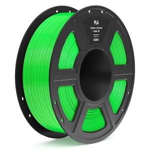 lot 6122 image: ELEGOO PLA Filament 1.75mm Neon Green 1KG, 3D Printer Filament Dimensional Accuracy - 0.02mm, 1kg Spool(2.2lbs) Fit Most FDM 3D Printers
