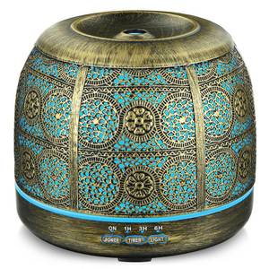 lot 7010 image: ARVIDSSON Essential Oil Diffuser, 500ml Aromatherapy Diffuser for Home, Ultrasonic Diffusers for Essential Oils, Metal Oil Diffuser with Mist Timer and Color Mood Light, Gift for Women and Men
