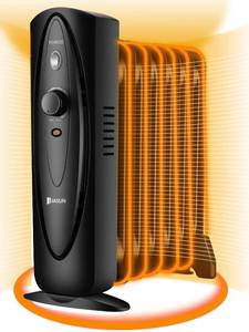 lot 7030 image: JASUN Oil Filled Radiator Heater, Adjustable Thermostat, Portable Space heater, Quiet Heater with Tip-over & Overheating Functions