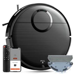 lot 7044 image: UMMUND Robot Vacuum and Mop Combo, 2 in 1 Smart Robot Vacuum Mop with Schedule, Wi-FiAppRemote, Strong Suction, Self-Charging, Slim, Ideal for Hard Floor, Pet Hair, Low-Pile Carpet