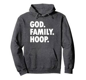 lot 7076 image: God Family Hoop - Novelty Basketball Pullover Hoodie