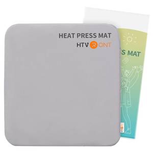 lot 8063 image: HTVRONT Heat Press Mat Compatible with Cricut Cutting Machine, Heat Press Pad 15x15 for Craft Vinyl Ironing Insulation Transfer, Double Sides Applicable Heat Mat for Heat Press Machines