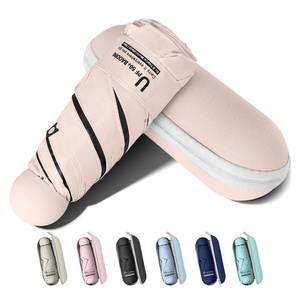 lot 8064 image: BAODINI Travel Essentials Mini Umbrella for Purse With Case Small Compact UV Sun Protection Lightweight Tiny Pocket Manual Open Close Umbrella for Women Kids and Men Fits Purse Backpack