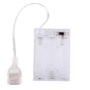 lot 8080 image: Portable Battery Pack for 5V LED Neon Sign, Power Supply Battery Box Converts USB Neon Led Lights to Battery-Operated for Indoor & Outdoor Use Adapter
