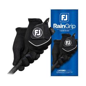lot 8089 image: FootJoy Womens RainGrip Golf Glove, Black, Medium, Pair