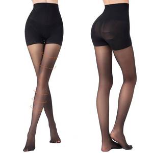 lot 8114 image: Aaronano 2 Pairs Compression Pantyhose for Women, 10-15mmHg�� High Waist Compression Stockings, 30D Shaping Tights For women
