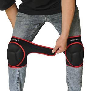 lot 8142 image: MUZEEMOU Knee Pads for Athletic Use,Gardening,Flooring - Thick EVA Foam Cushion, Non-Slip Silicone & Adjustable Straps (SML), Breathable Unisex Garden Kneeling Pad with Extended Comfort