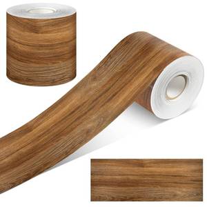 lot 8176 image: Zonon 65 Feet Wood Grain Classroom Bulletin Board Borders 1 Roll of Brown Bulletin Board Straight Borders Trim for Back to School Classroom School Decoration Whiteboard