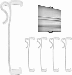 lot 8186 image: Amazing Drapery Hardware 3.5 Inch Clear Valance Clips for Top Blind Brands & Window Shades, 5-Pack - Sturdy Plastic Brackets, Ideal for Wood, Faux Wood & Metal Treatments in Home & Office Settings
