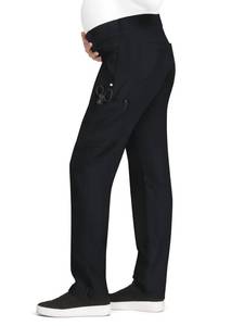 lot 8200 image: KOI Next Gen On The Move Womens 8-Pocket Maternity Scrub Pants Black X-Large Petite