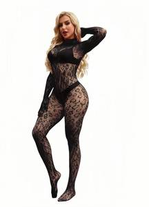lot 8212 image: YIINHEY Womens One Piece Fishnet Bodysuit Lingerie Mesh Bodystocking Nightwear Jumpsuit Underwear