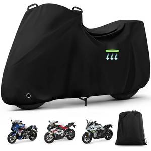 lot 9626 image: Motorcycle Cover Waterproof for BMW R1250 RSR1300 RSS1000 RRF900 XR, Heavy Duty Outdoor Sun Rain Snow UV Dust All Weather Protection Motorbike Cover with Soft Cotton Lining & Lock Hole