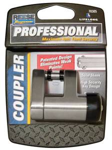 lot 10319 image: Reese Towpower 70305 Professional Chrome Coupler Lock
