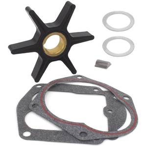 lot 14359 image: QuickMariner 8508910 Water Pump Impeller Service Kit for Mercury Marine Force 25 30 40 50 HP Outboard Motor Replacement 47-8508910 47-850893 47-8M0027792 Sierra 18-3057 with Key and Gasket