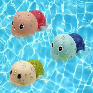 lot 14388 image: Pinkiwine 3 Pack Turtle Swimming Bath Toys Floating Wind Up Toys for Baby Toddlers Kids Christmas Stocking Stuffers Gifts