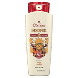 lot 14395 image: Old Spice Body Wash for Men, Holidudes Holiday Edition, 247 Holiday Freshness, Lasting Scent and Rich Lather, Stocking Stuffer, Snickerdudel Sugar Cookie Scent, 16 oz